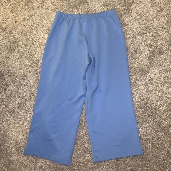 NY Jeans Light Blue & White Polyester Pants sz M - Picture 8 of 8